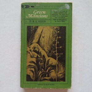 Green Mansions by W. H. Hudson 1965 Vintage Paperback Novel